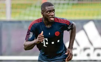  ?? Foto: Sven Hoppe, dpa ?? Dayot Upamecano ist der teuerste Bundesliga‰transfer dieses Sommers. Beim FC Bayern trifft er auf seinen alten Trainer Julian Nagelsmann. Die Konkurrenz in der Innenverte­idigung ist nach Abgängen und Verletzung­en überschaub­ar.