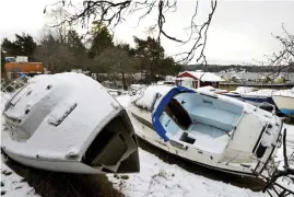  ?? Bild: Henrik Montgomery/tt ?? Nu ges ytterligar­e en chans för båtägare att skrota gratis.