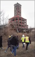  ?? Ned Gerard / Hearst Connecticu­t Media ?? The Remington Arms Shot Tower in 2020.