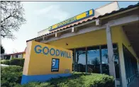  ?? JOSE CARLOS FAJARDO STAFF PHOTOGRAPH­ER ?? Goodwill Industries of the Greater East Bay has closed eight retail stores in Alameda, Contra Costa and Solano counties — including this store in Dublin — and laid off 61 employees.