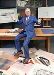  ??  ?? Giorgetto Giugiaro, 80 anni, di Garessio (Cn): nel 1999 ha ricevuto il titolo di “Car Designer del secolo”.