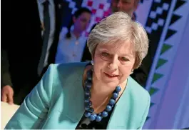  ?? AP ?? Prime Minister Theresa May’s government has reached a ‘‘backstop’’ agreement to avoid a hard Irish border.