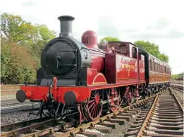  ?? ADRIAN AYLWARD ?? Metropolit­an Railway E class 0-4-4T No. 1 as seen at Quainton Road in 2014.