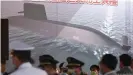  ??  ?? The ceremony for the start of the fleet constructi­on was held in Kaohsiung