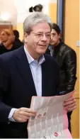  ??  ?? Italian PM Paolo Gentiloni