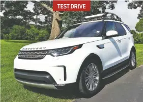  ?? STAFF PHOTO BY MARK KENNEDY ?? The 2017 Land Rover Discovery features a new exterior design.