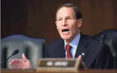  ?? Hearst Connecticu­t Media file photo ?? At a hearing on Facebook’s tactics in engaging children, U.S. Sen. Richard Blumenthal accused the social media giant of using Big Tobacco’s playbook in keeping research secret.