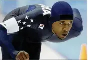  ?? MORRY GASH / AP FILE ?? “Everyone is really motivated to go back and compete at the highest level and try to bring home medals,” says U.S speedskate­r Shani Davis.