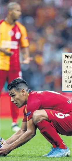  ??  ?? Falcao, en un partido con el Galatasara­y esta temporada.