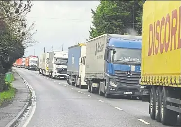  ??  ?? Ministers propose to increase the maximum amount of goods that a lorry can carry