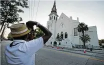  ?? Associated Press file photo ?? The Mother Emmanuel AME Church is among those assisted by the African American Cultural Heritage Action Fund.