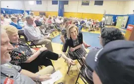  ?? Elise Amendola ?? REPUBLICAN presidenti­al hopeful Carly Fiorina, the former chief executive of Hewlett-Packard, at a campaign event in New Boston, N.H., this month.