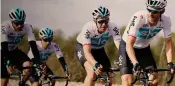  ??  ?? Il brand. Il marchio Castelli è fornitore del team Sky di ciclismo