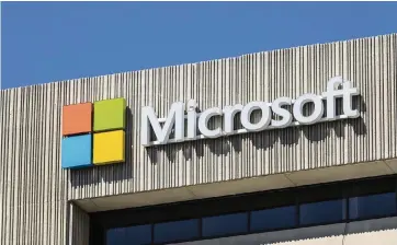  ?? JONATHAN WEISS Dreamstime/TNS, file 2018 ?? Microsoft said the hackers were unable to access emails or its products and services, and that they were not able to modify the source code they viewed. It did not say which products’ source code had been viewed.