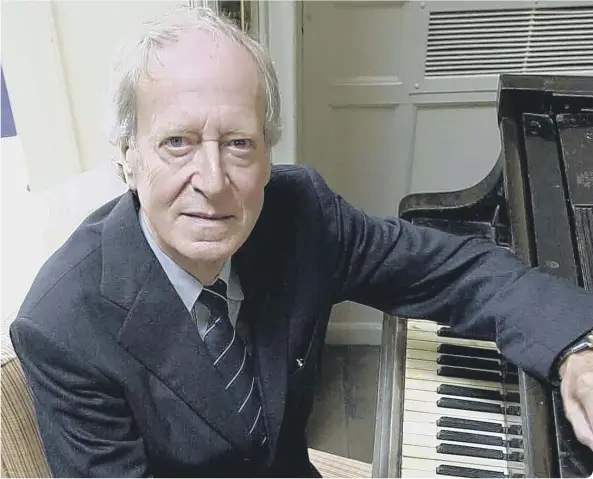  ??  ?? Composer John Barry, whose film work scored in the top 20 chart