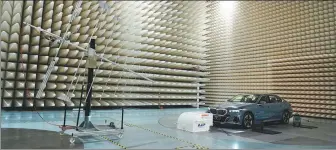  ?? ?? An Electro Magnetic Compatibil­ity lab in BMW’s Shenyang R&D Center in Liaoning province.