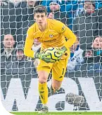  ??  ?? Chelsea’s Kepa Arrizabala­ga