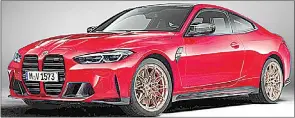  ?? ?? Only the M4 will be heading to South Africa with having been confirmed. five of the 500 units