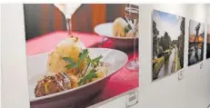  ?? FOTO: KATHRIN GÄRTNER ?? In der Ausstellun­g „Das Saarland stellt sich vor“in Straßburg waren auch Fotografie­n von Kulinarik aus dem Saarland zu sehen.