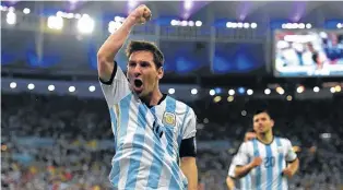  ?? ARCHIVO LA NUEVA. ?? Lionel Messi marcó el 2-1 ante Bosnia en el Maracaná, donde arrancó y terminó el sueño.