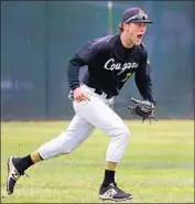  ?? Allen J. Schaben Los Angeles Times By Eric Sondheimer ?? AFTER CATCHING the final out, Capistrano Valley center fielder Josh Solomon celebrates team’s win.