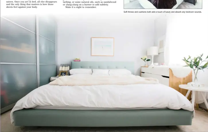  ?? PICTURE: NANETTE WONG/HOUZZ – THE WASHINGTON POST ?? Soothing colours, soft fabrics and simple furniture are expected to reign supreme in the master bedroom.