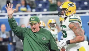  ?? MARK HOFFMAN / MILWAUKEE JOURNAL SENTINEL ?? Under Dom Capers, the Packers defense showed little pass rush and poor secondary play the last two seasons.