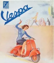  ??  ?? OLYCOM
storia
italiana | Una pubblicità del 1946, l’anno di nascita della Vespa