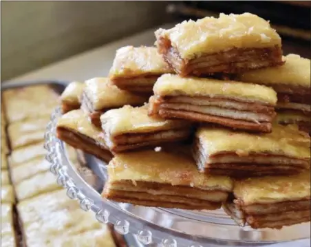  ?? KENDALL KING — THE ORIGINAL GOODIE SHOP VIA AP ?? This September 2017 photo provided by The Original Goodie Shop in Upper Arlington, Ohio, shows their cinnamon sticks.