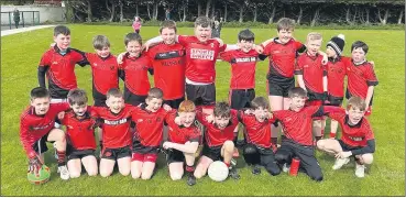  ?? ?? The U10 footballer­s who excelled in Ballyhooly.