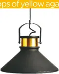  ??  ?? Hang pendant lights in a trio over the dining table or breakfast bar. Black and gold pendant light, £24.99, Homesense