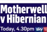  ??  ?? Motherwell v Hibernian Today, 4.30pm