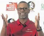  ?? PHIL SEARS/ASSOCIATED PRESS ?? New Florida State coach Willie Taggart received a standing ovation at the Seminoles' annual kickoff luncheon Friday, but warned fans he needs to win some games to keep their approval.