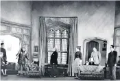  ?? ?? In camera: Amy Forrest in Moira Buffini’s Manor at the National Theatre (top); The Mousetrap by Agatha Christie at the Ambassador­s Theatre in London in 1952, the year the play opened