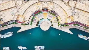  ??  ?? Bird’s eye-view of Souq Sharq. (Abdulrahma­n Al-Fahad–KUNA)