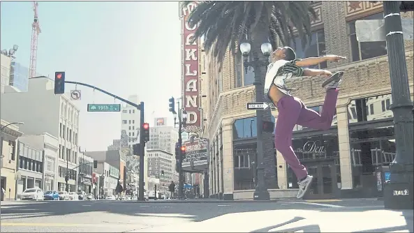  ?? KQED ?? A video featuring dancer Frankie Lee Peterson III in Oakland will bring KQED’s eight-part “If Cities Could Dance” series to a close.