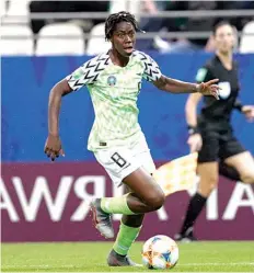  ??  ?? Super Falcons Captain, Asisat Oshoala