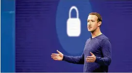  ?? MARCIO JOSE SANCHEZ / AP ?? Facebook CEO Mark Zuckerberg said Friday his company does not know if user accounts compromise­d by the security breach were misused.