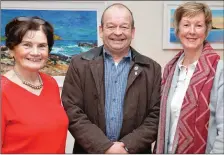  ??  ?? Mary Shanahan KHF secretary, Simon Moynihan KHF, and Maura Sullivan treasurer of KHF at the AGM of the Kerry Hospice Foundation at the Palliative Care unit in UHK last week.