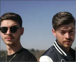  ?? PICTURE: NHLANHLA PHILLIPS ?? CHART TOPPERS: Andrew and Brian Chaplin, known as electro hop music duo Locnville are identical twin brothers who are loved countrywid­e.