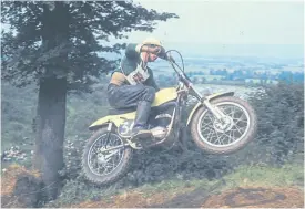  ?? ?? A young Don Rickman competing in the 1965 British GP at Glastonbur­y on a 250cc Bultaco Metisse. [Photo by Nick Nicholls]