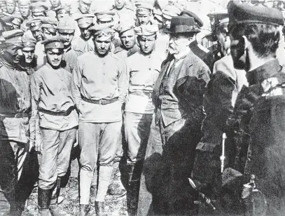  ?? První českoslove­nský prezident Tomáš Garrigue Masaryk velel za první světové války legiím. FOTO ČTK ?? Skutečná hlava státu.