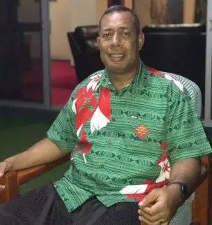  ?? Photo: Inoke Rabonu ?? Republic of Fiji Military Forces Commander Major-General Ro Jone Kalouniwai at his official residence last night.