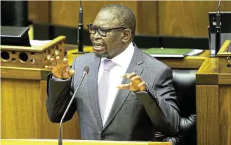  ?? Picture: ESA ALEXANDER/ FILE ?? CLAWS OUT: Finance minister Enoch Godongwana says after consultati­on, Eskom’s exemption will be regazetted with the auditorgen­eral’s considerat­ions taken into account