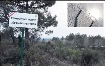  ?? (Photos M J.) ?? À Fréjus, un important établissem­ent pénitentia­ire pourrait voir le jour sur un terrain militaire de  hectares, face au camp Lecocq. A La Farlède, l’État vise des terrains à proximité de l’actuelle prison.