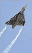  ??  ?? Tejas combat aircraft