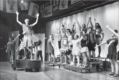  ?? Herald photo by Tijana Martin ?? Catholic Central High School ran a student preview of its musical “You’re a Good Man, Charlie Brown” on Wednesday night. The production officially opens tonight and will run until March 18. @TMartinHer­ald