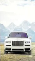  ??  ?? Der Rolls-Royce Cullinan.
