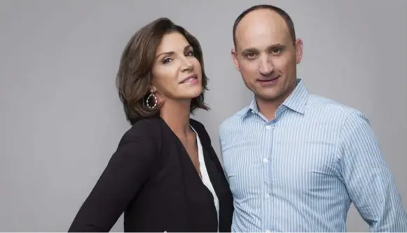  ?? BIG COAT PRODUCTION­S ?? Hillary Farr and David Visentin, hosts of Love it or List It, can now be seen in 150 markets around the world. The concept has also been franchised to local producers in nine other countries.