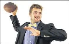  ?? RYON HORNE / RHORNE@AJC.COM ?? Houston County quarterbac­k Jake Fromm, who has committed to UGA, is on a record pace, throwing for 2,548 yards in a 6-0 start.